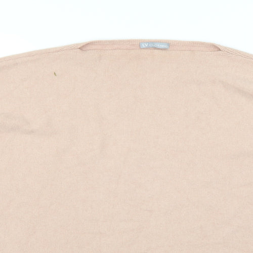 LV Clothing Womens Orange   Pullover Jumper Size M  - oversize