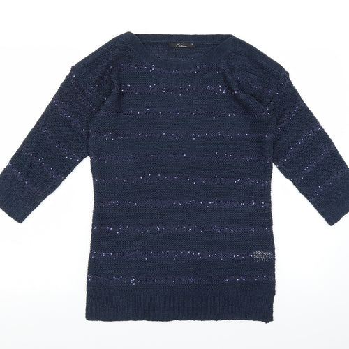 BM Womens Blue   Pullover Jumper Size S
