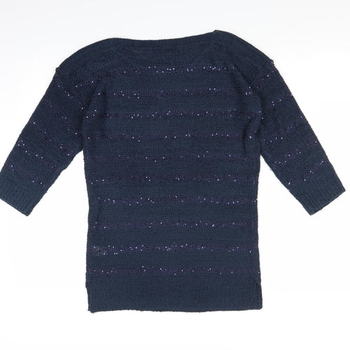 BM Womens Blue   Pullover Jumper Size S