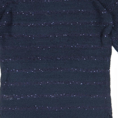 BM Womens Blue   Pullover Jumper Size S