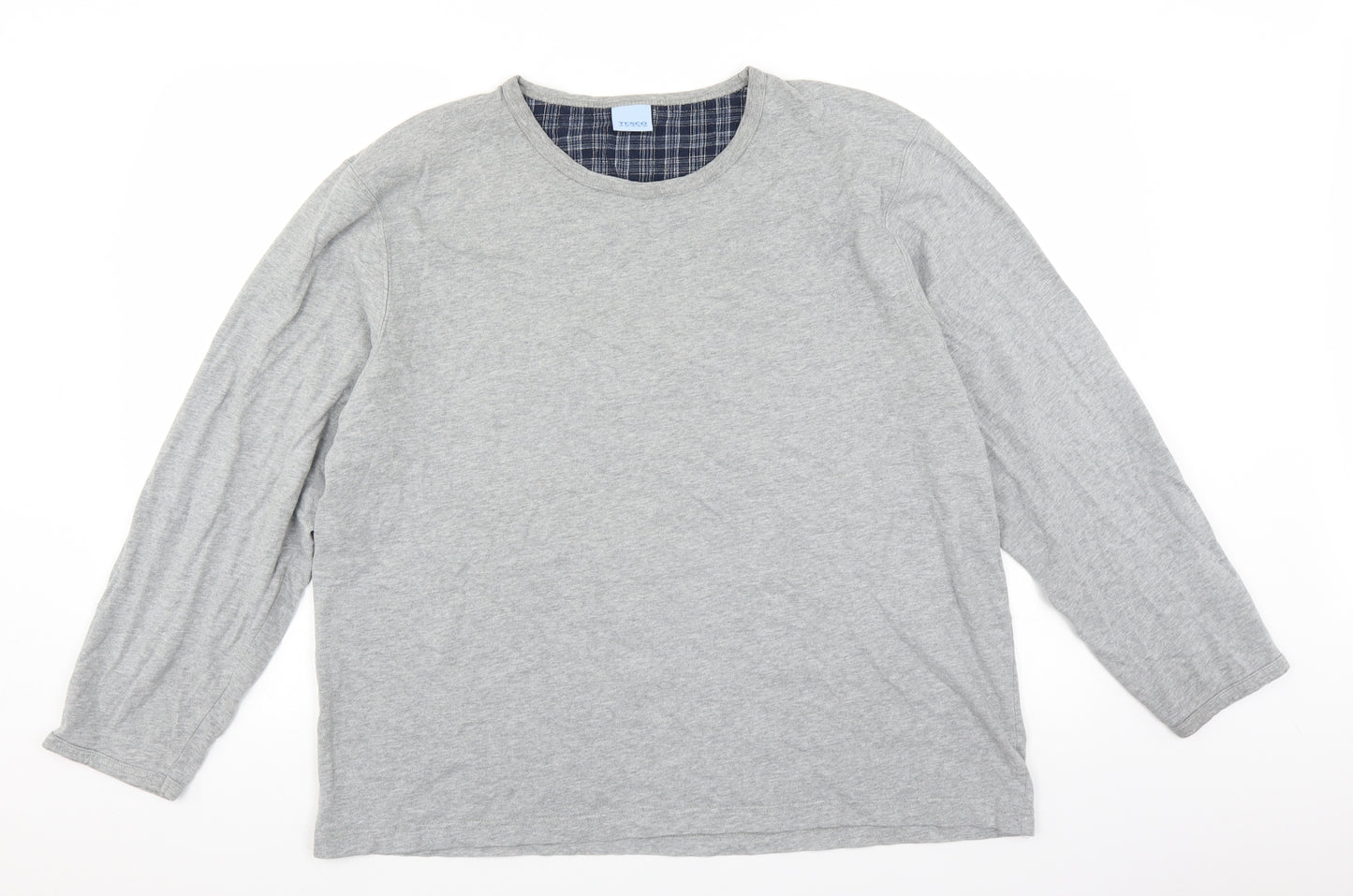 TESCO  Mens Grey    T-Shirt Size 2XL
