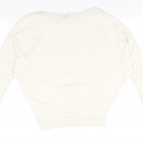AllSaints Womens White   Pullover Jumper Size S