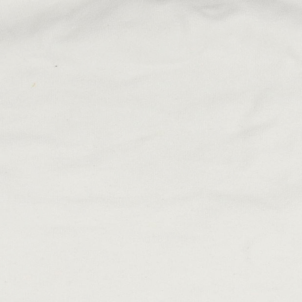 Zara Womens White   Pullover Jumper Size L