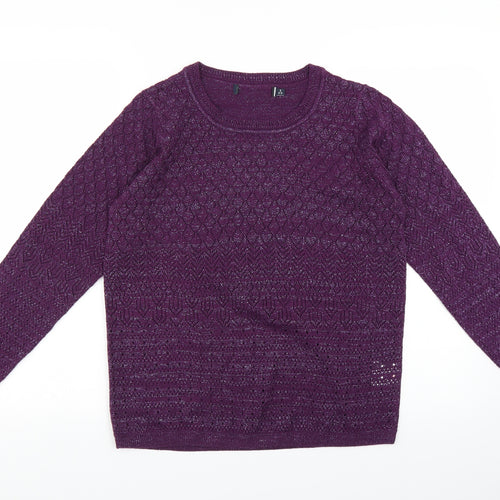 EWM Womens Purple   Pullover Jumper Size S