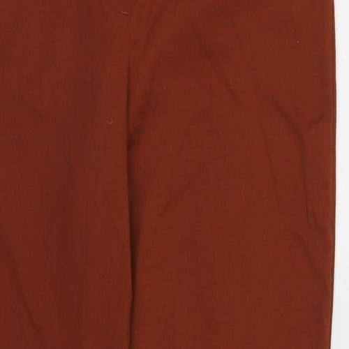 H&M Womens Brown   Chino Trousers Size 12 L26 in