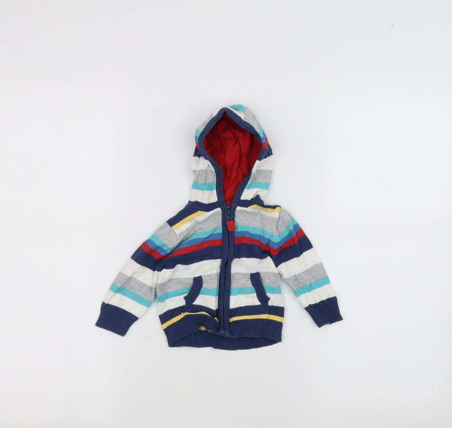 Marks and Spencer Baby White Striped  Jacket  Size 0-3 Months