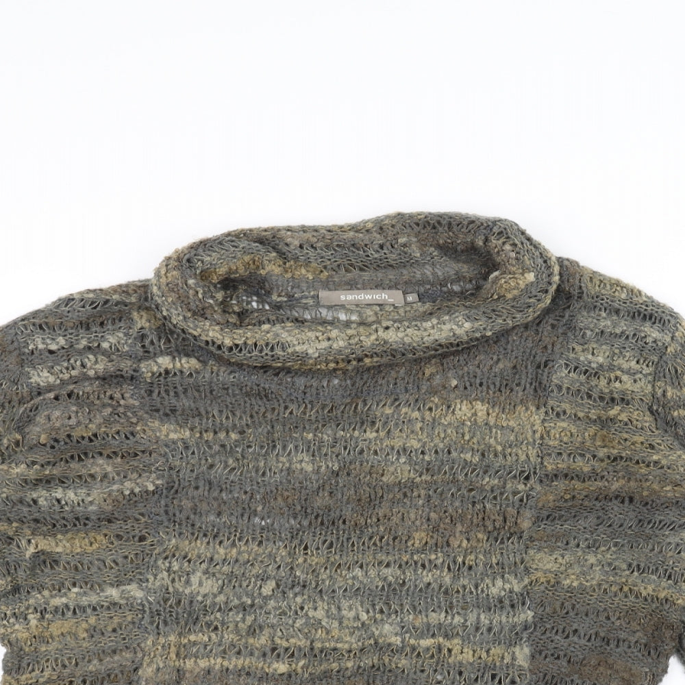 Sandwich Womens Brown  Knit Pullover Jumper Size M