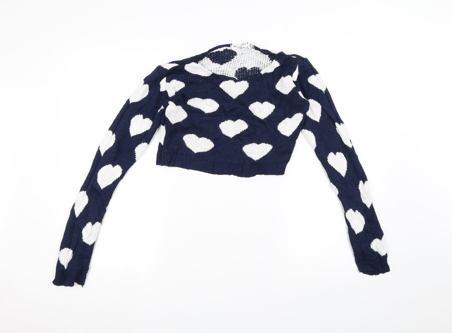 West End Womens Blue   Pullover Jumper Size M