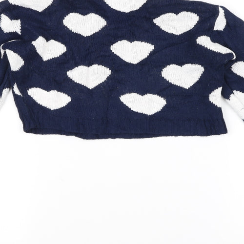 West End Womens Blue   Pullover Jumper Size M