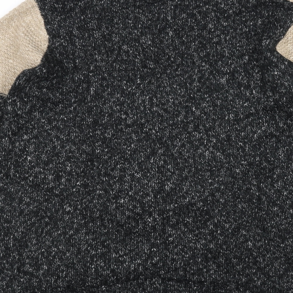 M&Co Womens Black  Knit Jacket Coatigan Size 14