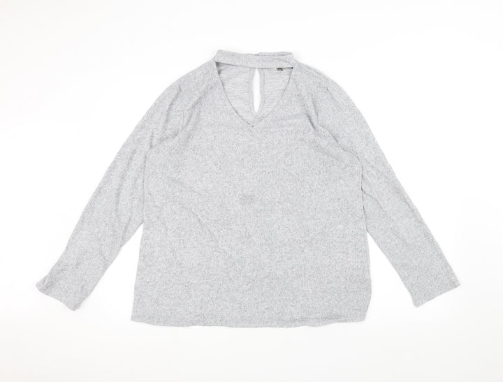 F&F Womens Grey   Pullover Jumper Size 16