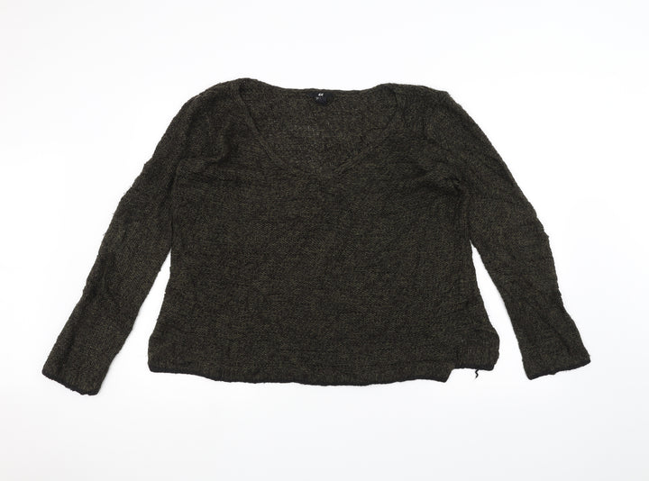 H&M Womens Black   Pullover Jumper Size M