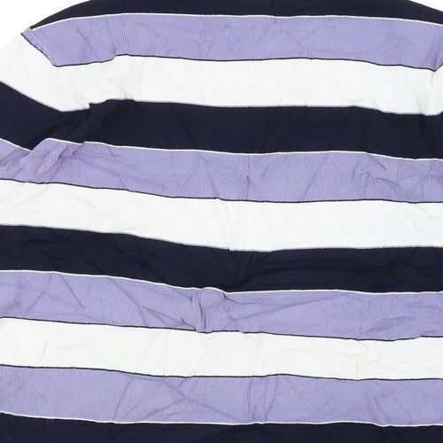 Eastex Womens Purple Striped  Pullover Jumper Size 12