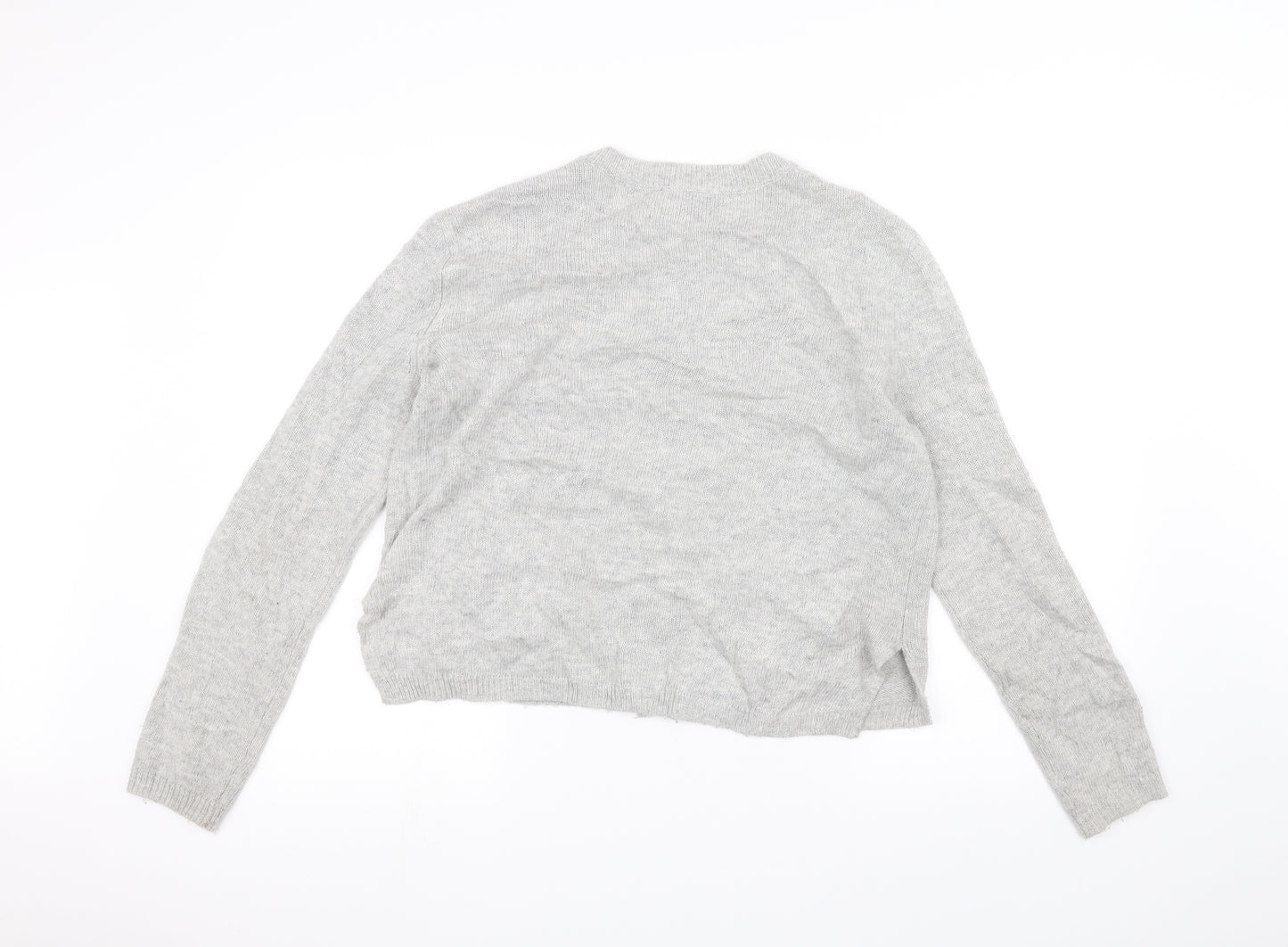 Topshop Womens Grey   Cardigan Jumper Size 10