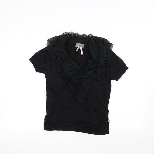 Lipsy Womens Blue   Basic T-Shirt Size 12