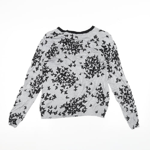 Marks and Spencer Womens Grey   Cardigan Jumper Size 8