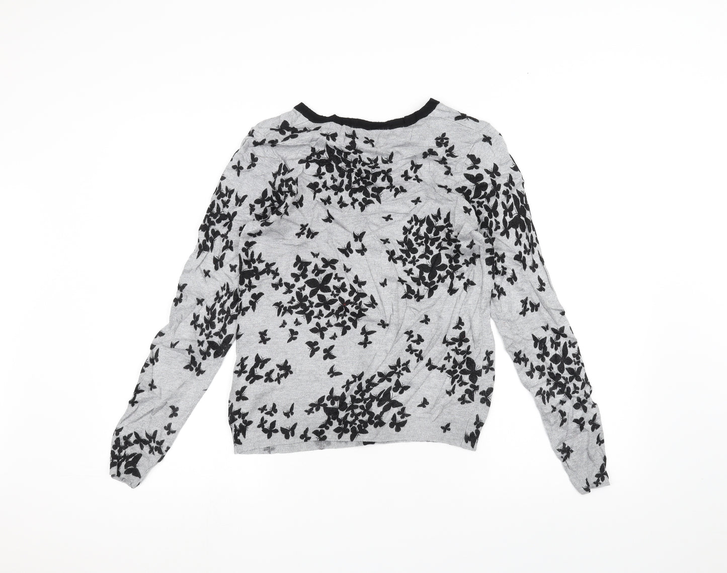 Marks and Spencer Womens Grey   Cardigan Jumper Size 8