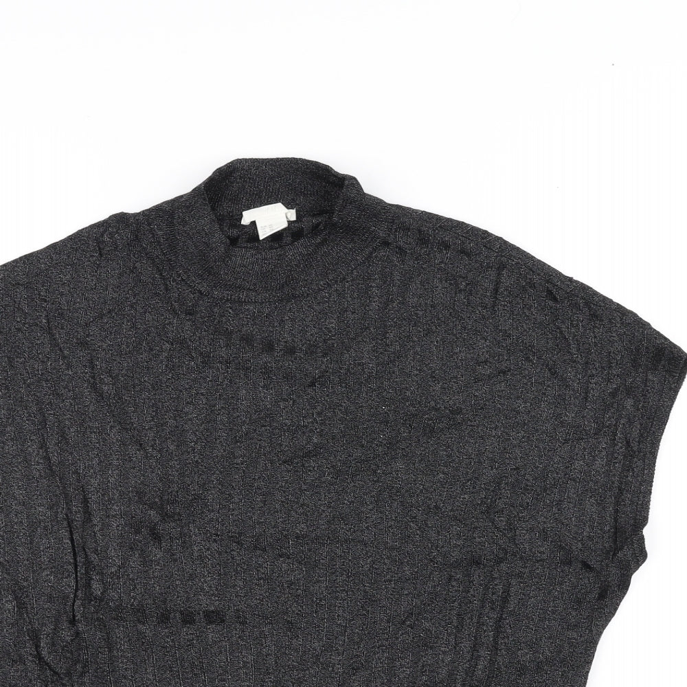 H&M Womens Black   Basic T-Shirt Size XS