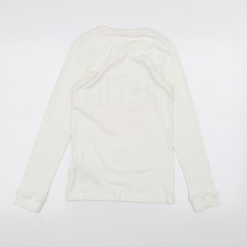 Marks and Spencer Girls White   Basic T-Shirt Size 11-12 Years