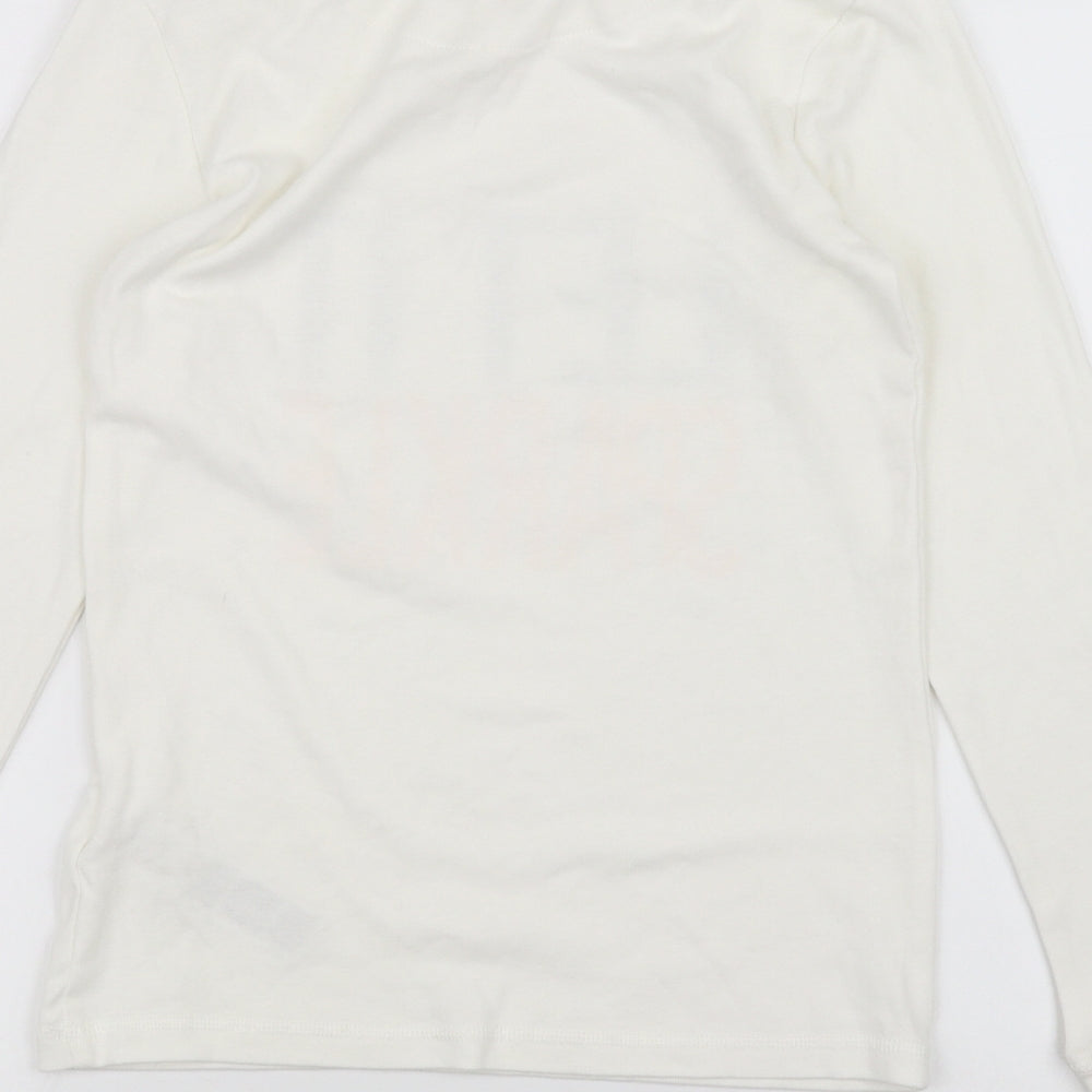 Marks and Spencer Girls White   Basic T-Shirt Size 11-12 Years
