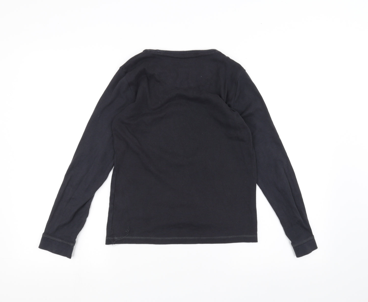 Marks and Spencer Girls Black   Basic T-Shirt Size 11-12 Years