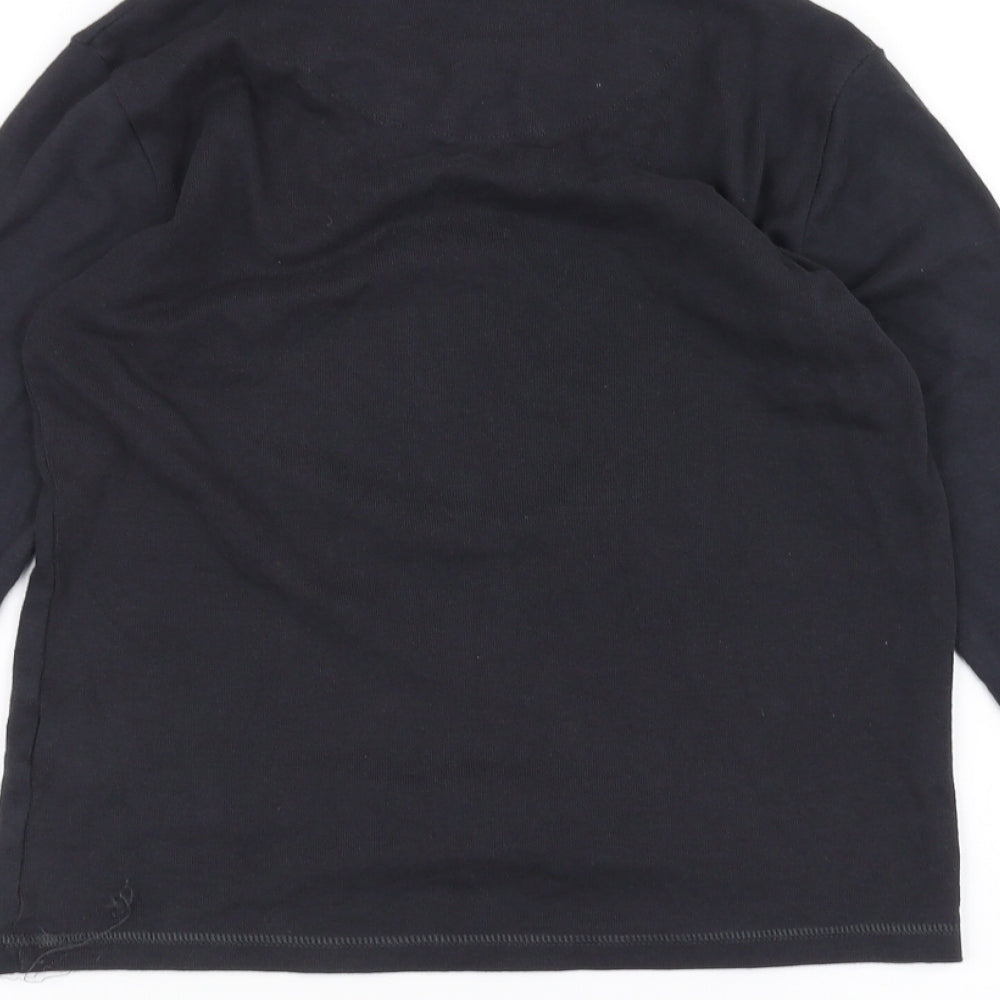 Marks and Spencer Girls Black   Basic T-Shirt Size 11-12 Years