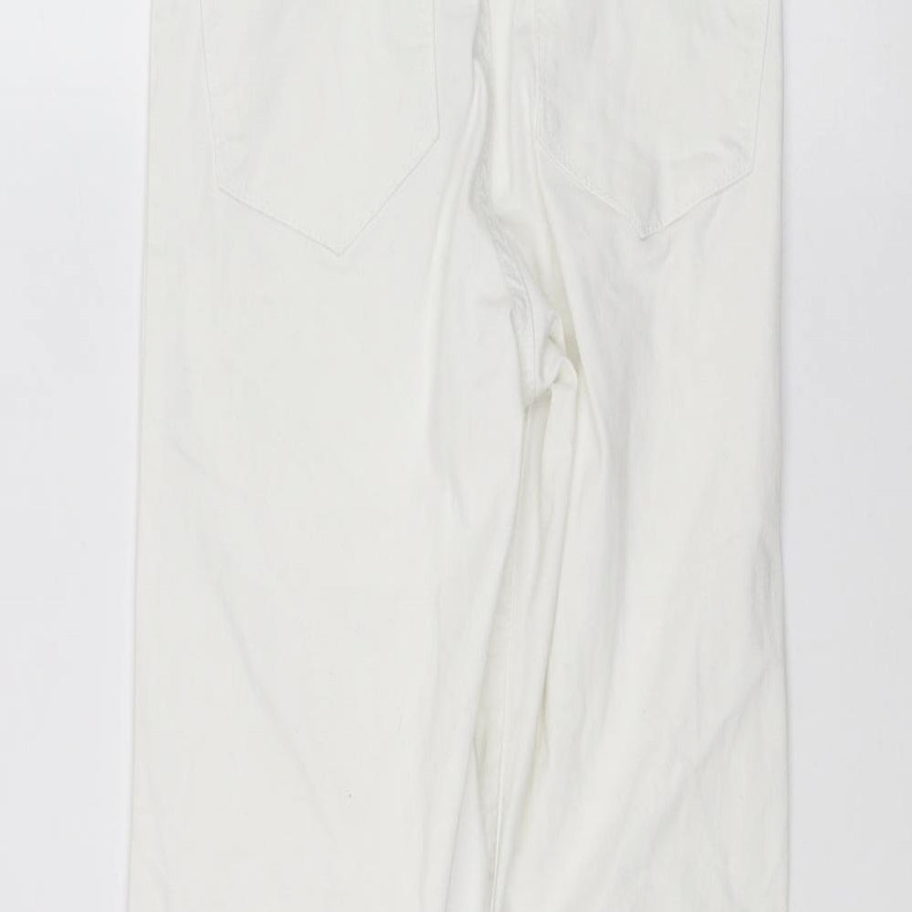 Denim & Co. Womens White   Skinny Jeans Size 8 L24 in