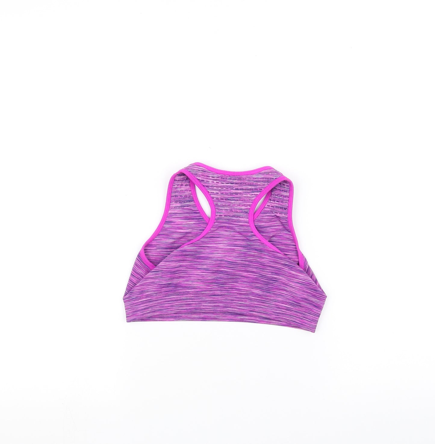 USA Pro Girls Purple Striped  Basic Tank Size 11-12 Years