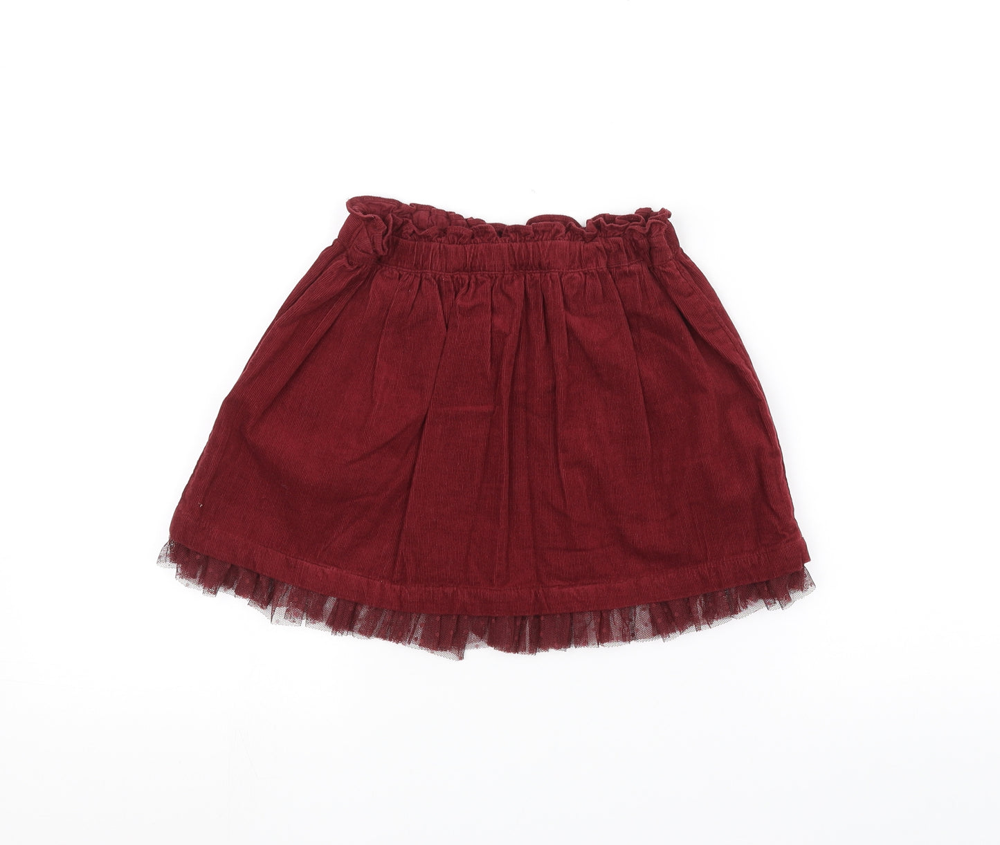 Marks and Spencer Girls Red   A-Line Skirt Size 3-4 Years