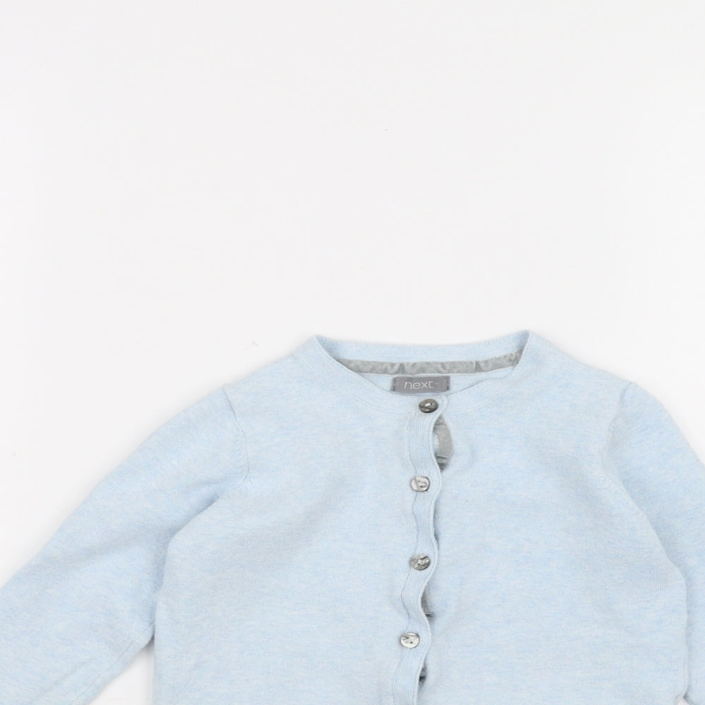 NEXT Girls Blue   Cardigan Jumper Size 5 Years