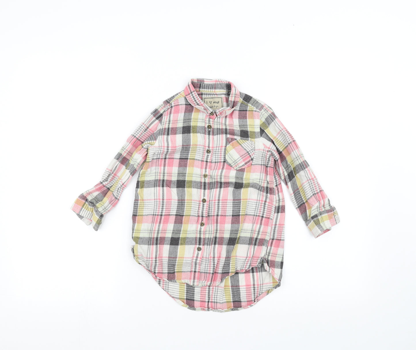 NEXT Girls White   Basic Button-Up Size 3 Years