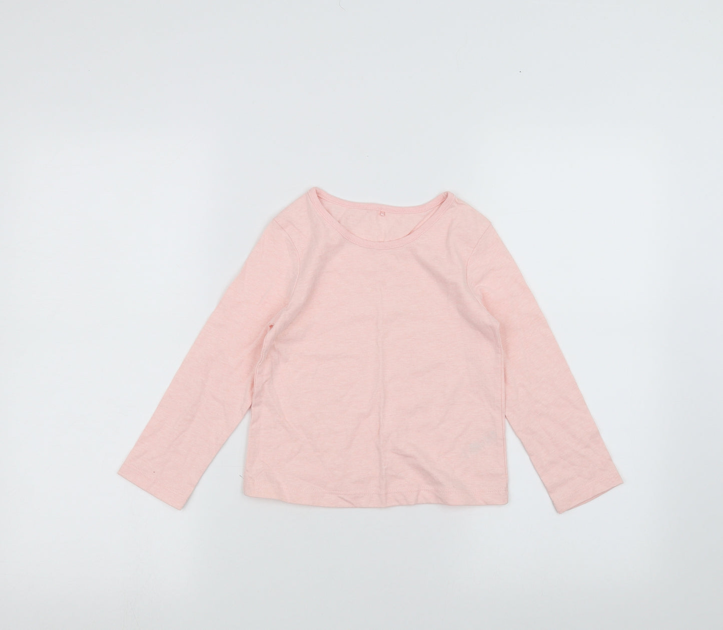 George Girls Pink   Basic T-Shirt Size 4-5 Years