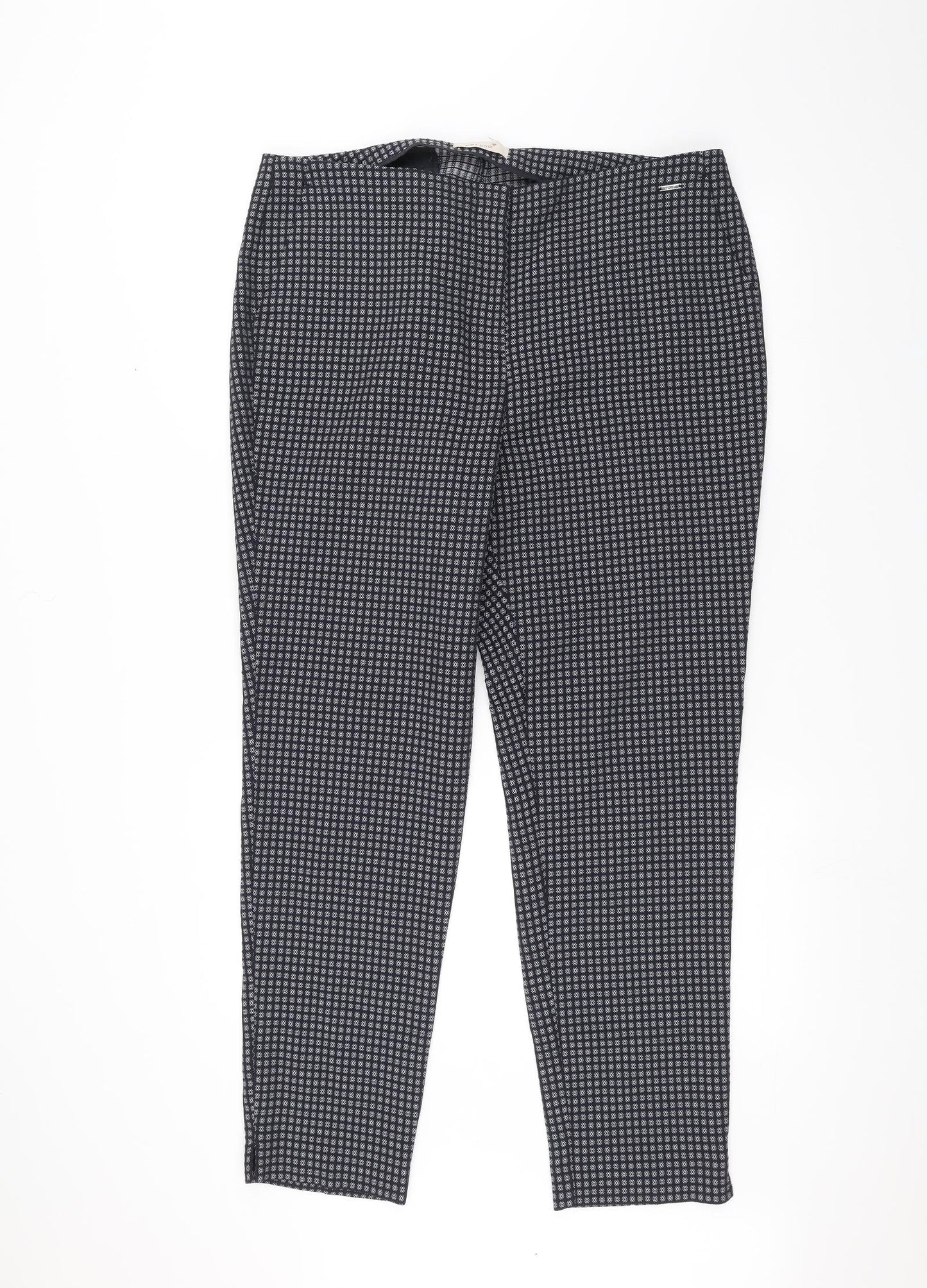 Marks and Spencer Womens Blue   Trousers  Size 16 L28 in