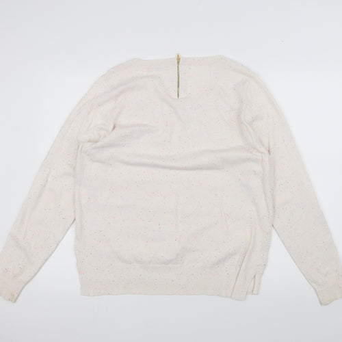 TU Womens White   Pullover Jumper Size 16