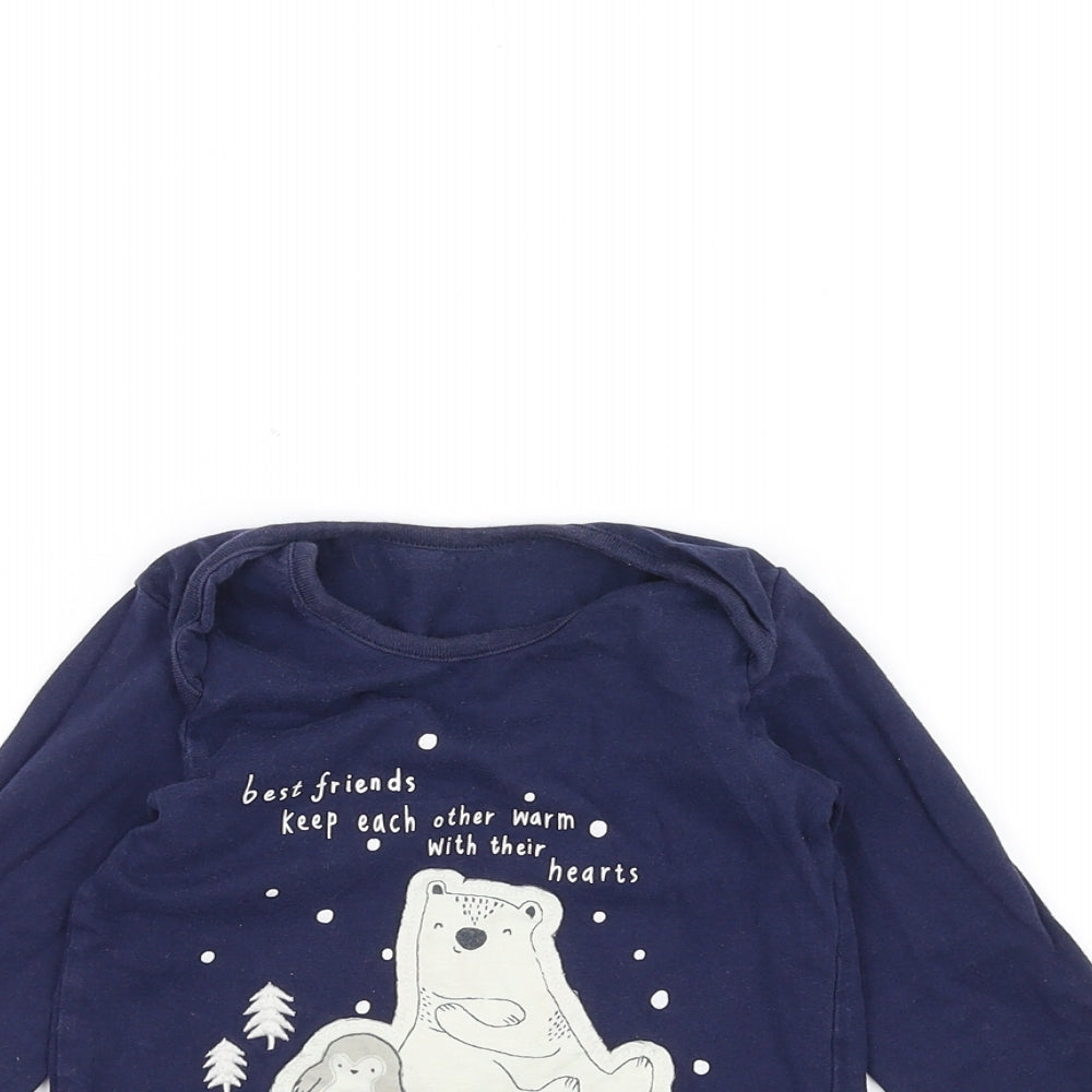 George Baby Blue   Basic T-Shirt Size 18-24 Months