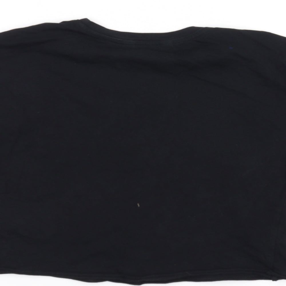 915 Girls Black   Basic T-Shirt Size 12-13 Years