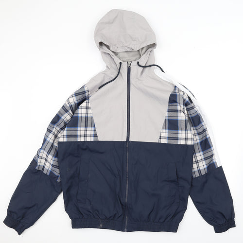 Primark Mens Grey   Windbreaker Coat Size S