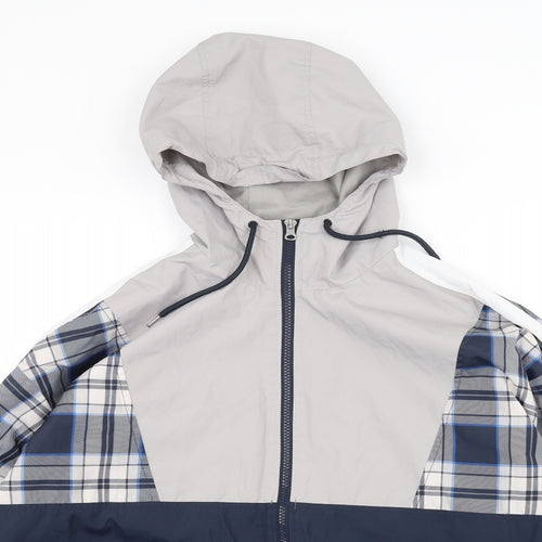 Primark Mens Grey   Windbreaker Coat Size S