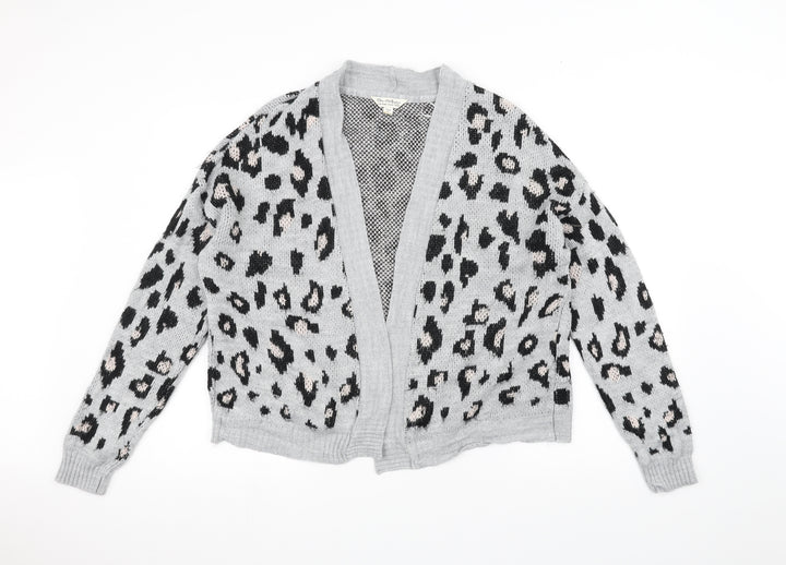 Miss Selfridge Womens Grey   Jacket Coatigan Size M