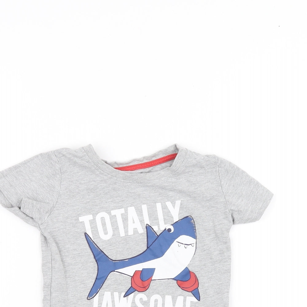Primark Baby Grey   Basic T-Shirt Size 18-24 Months