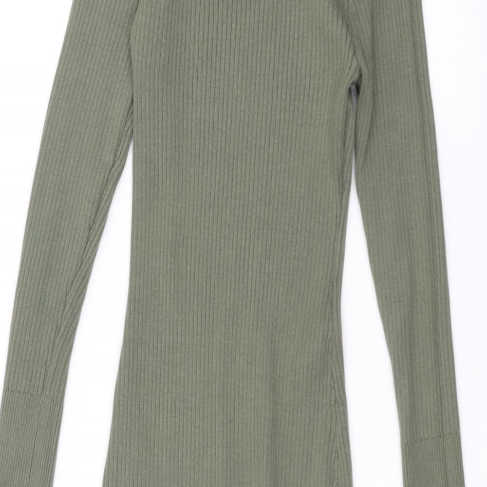 LU love NYC Womens Green   A-Line  Size L