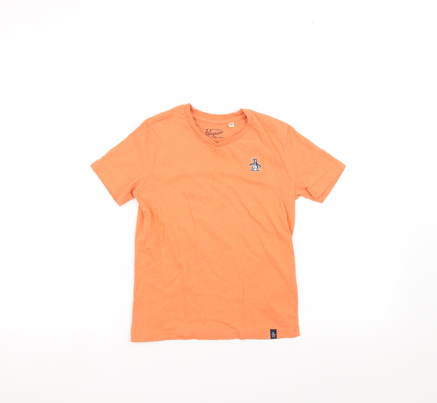 MunsingWear Boys Orange   Basic T-Shirt Size 7-8 Years