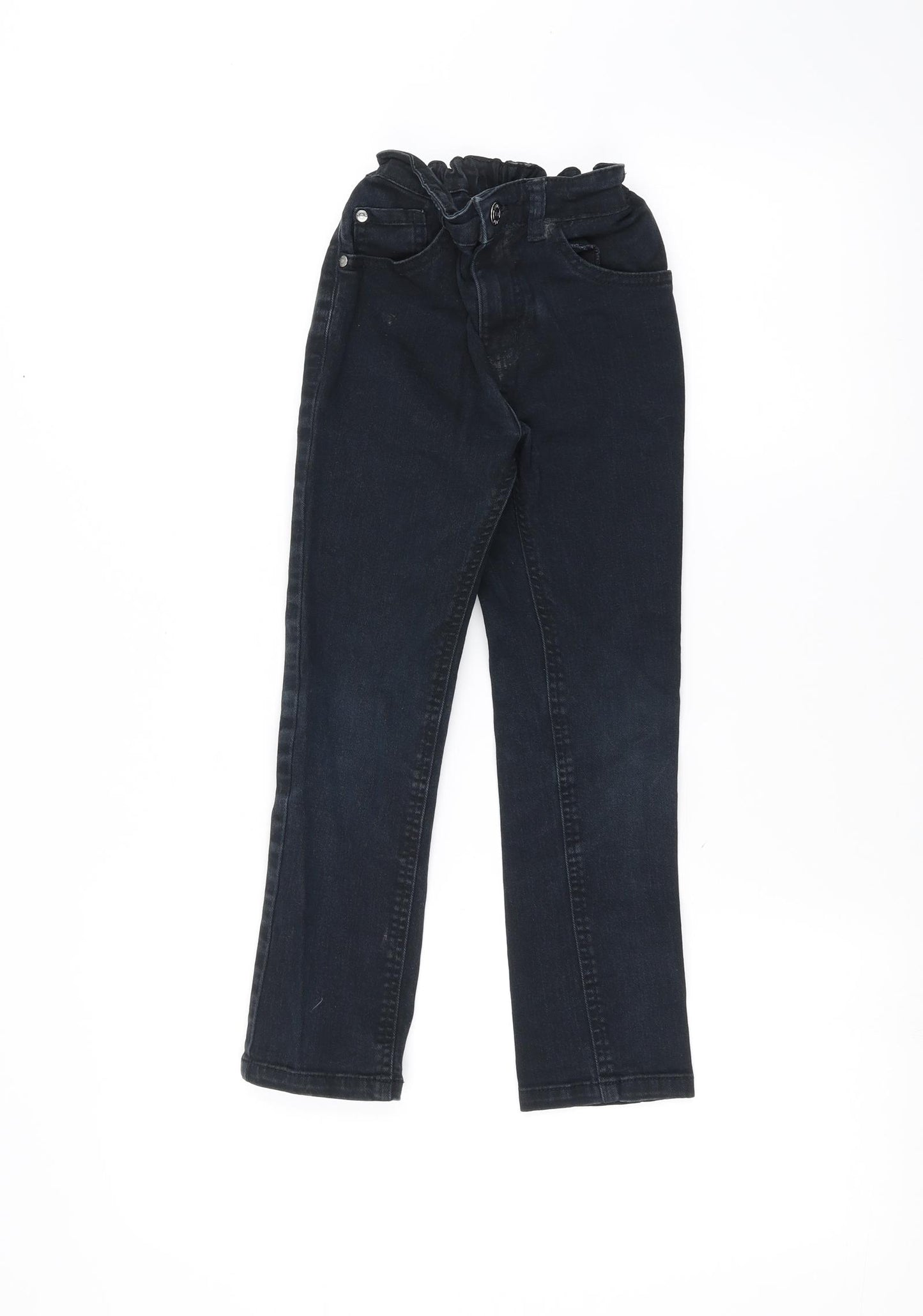 George Boys Black   Straight Jeans Size 7-8 Years