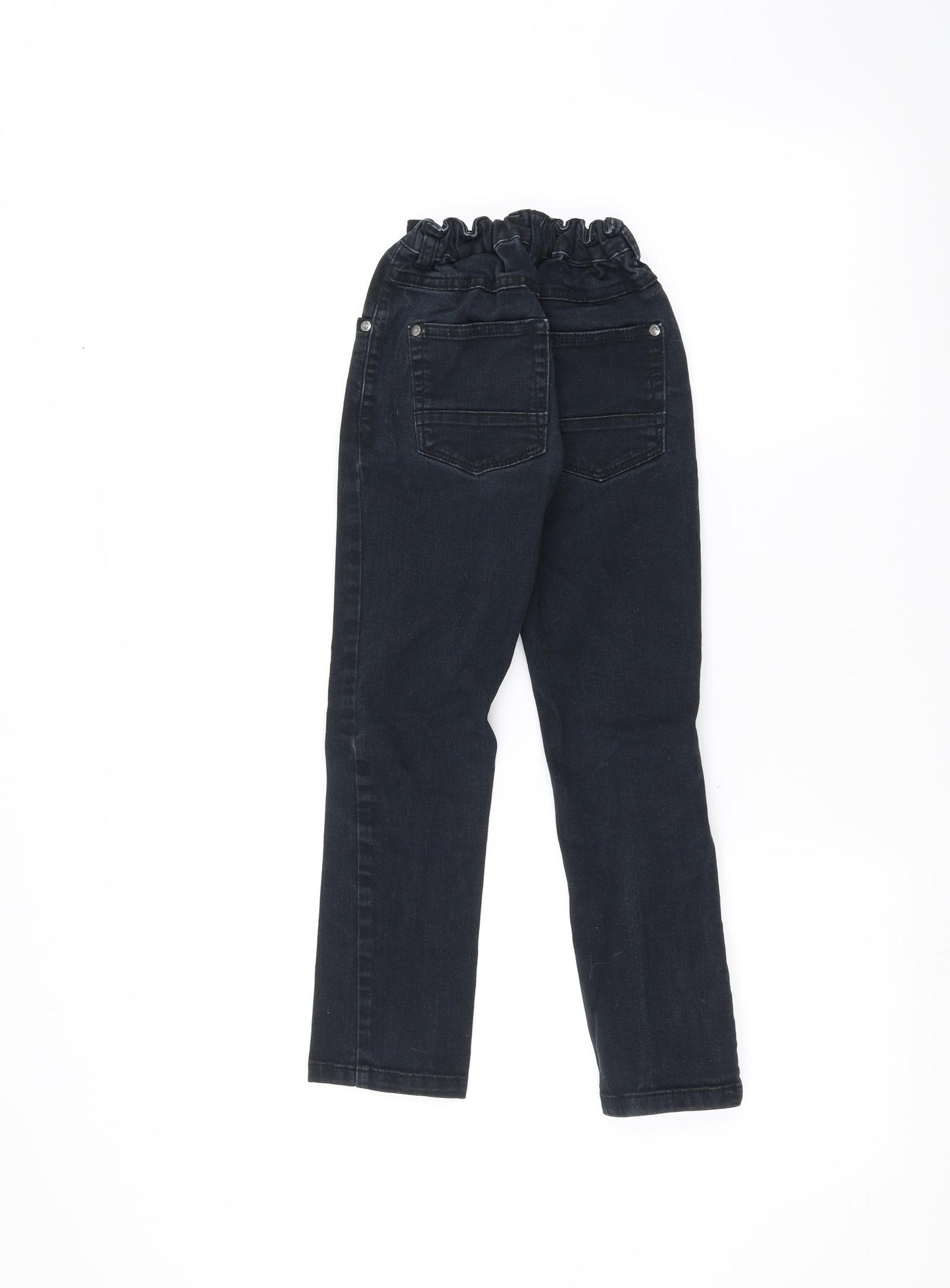 George Boys Black   Straight Jeans Size 7-8 Years