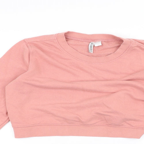 H&M Womens Pink   Pullover Jumper Size M