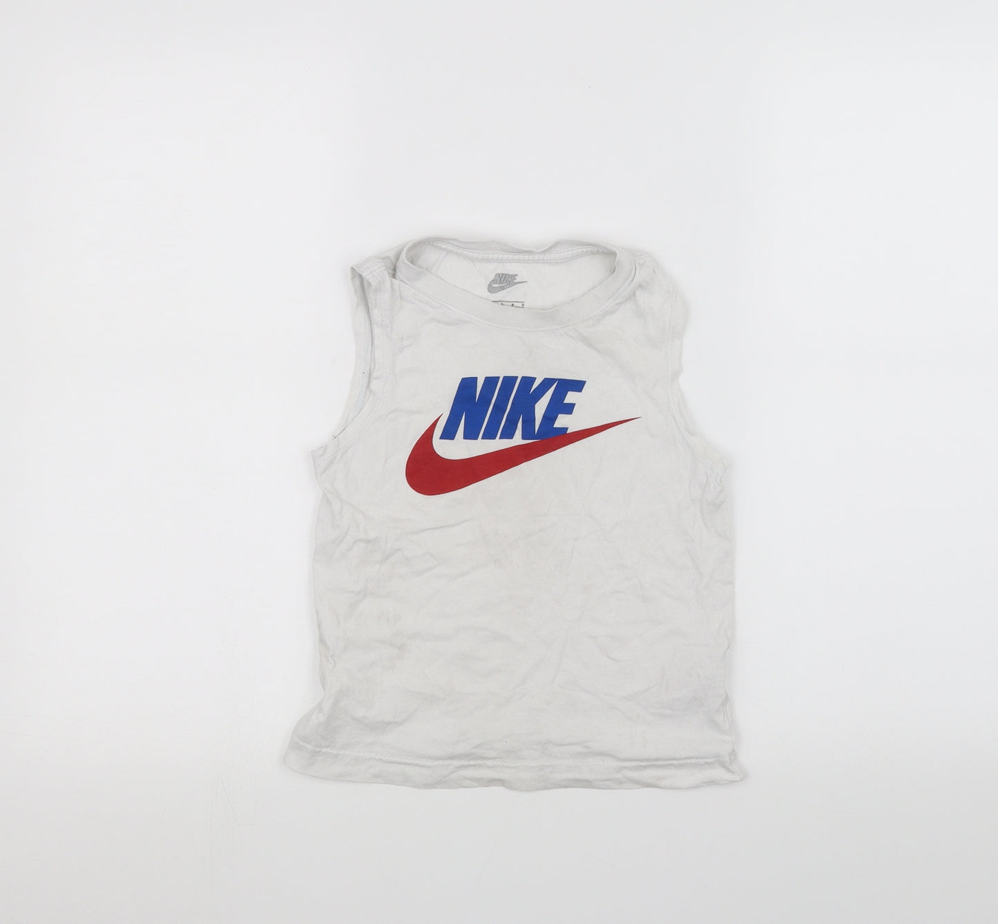 NEXT Boys White   Basic Tank Size 6-7 Years