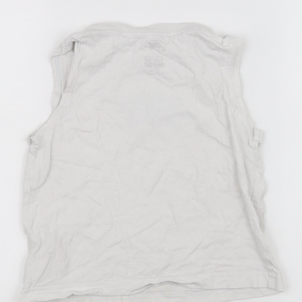 NEXT Boys White   Basic Tank Size 6-7 Years