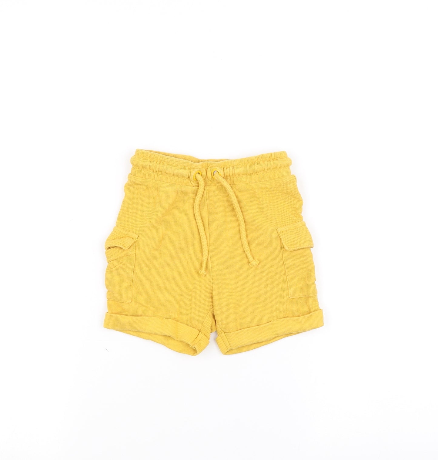 George Girls Yellow   Cargo Shorts Size 2-3 Years