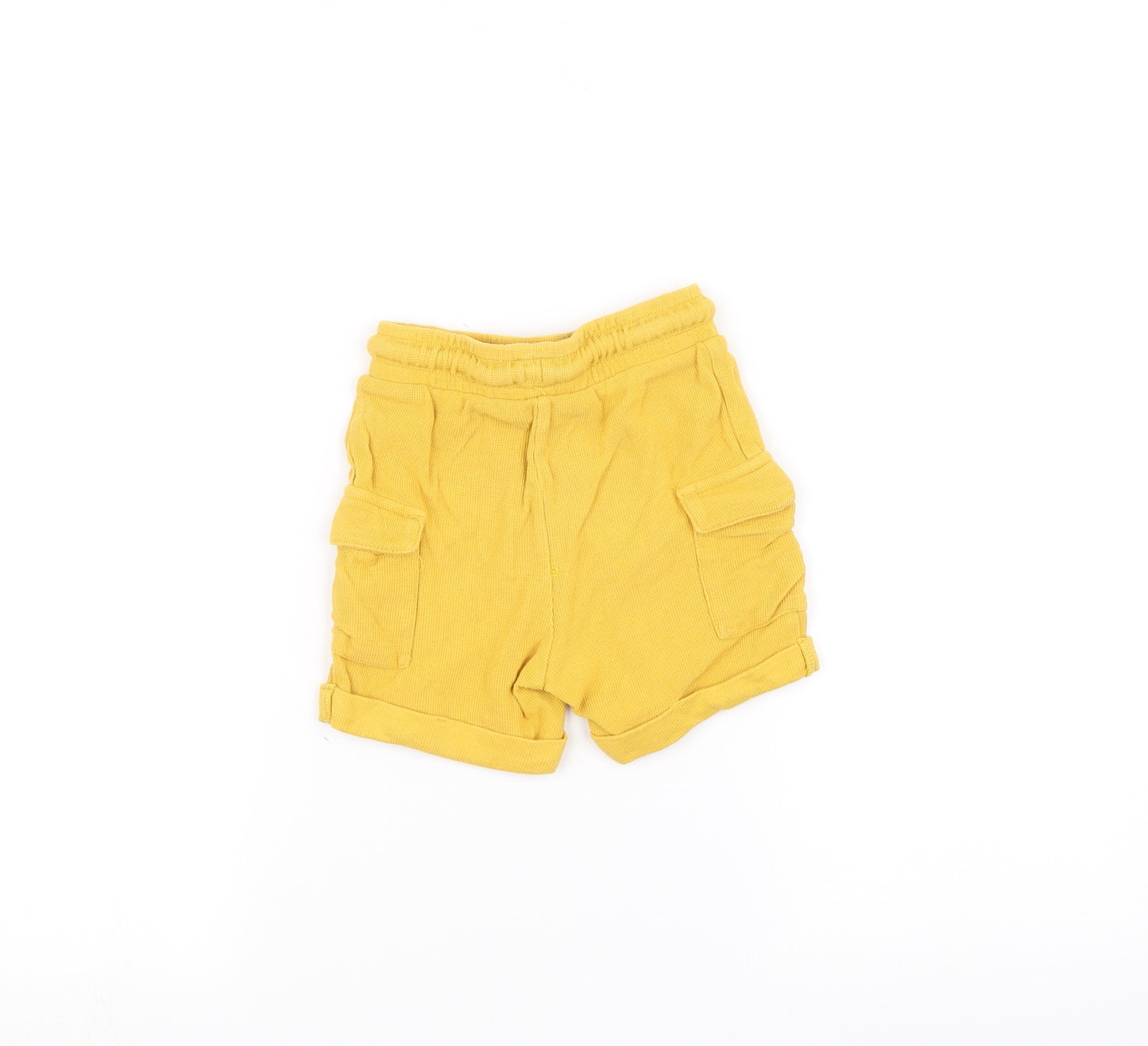 George Girls Yellow   Cargo Shorts Size 2-3 Years