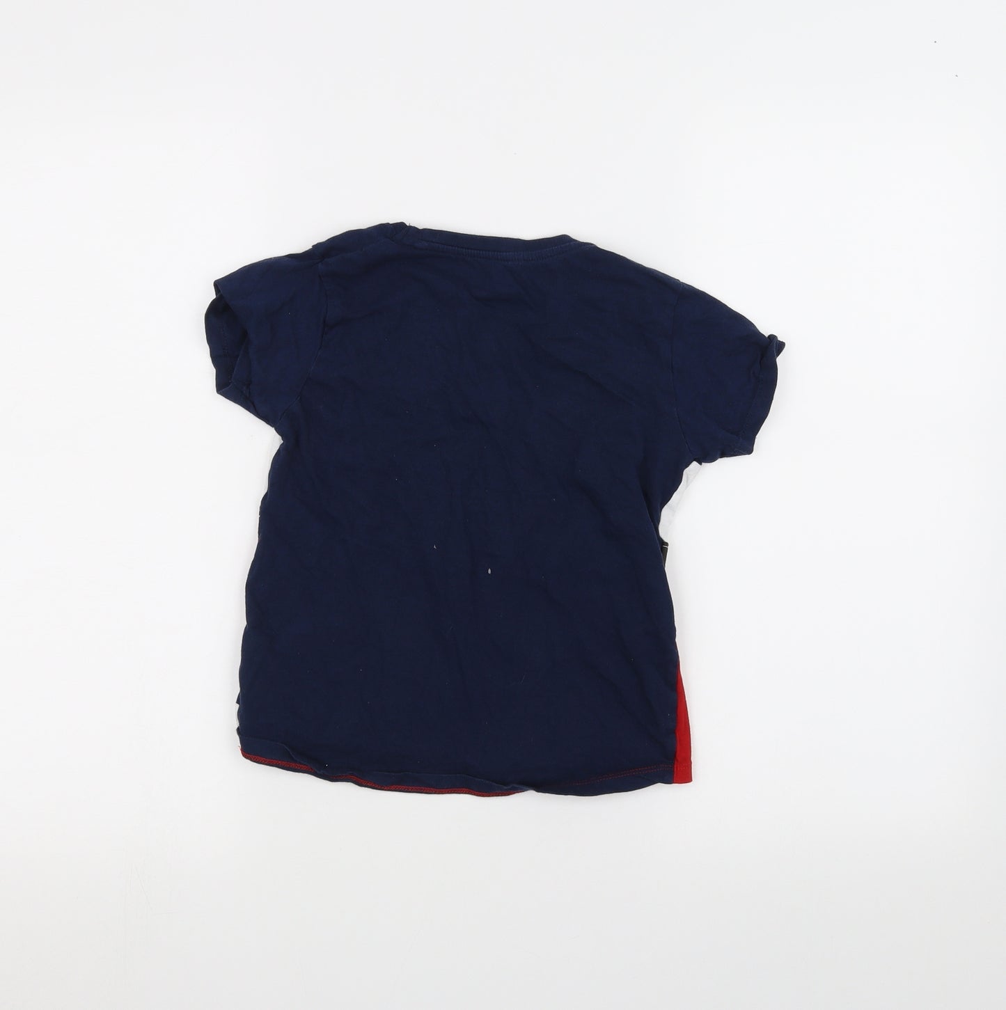 Primark Boys Blue   Basic T-Shirt Size 5-6 Years